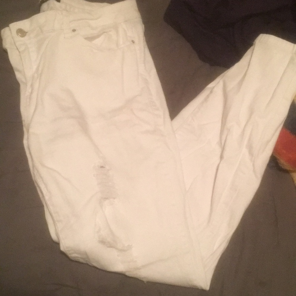 White jeans